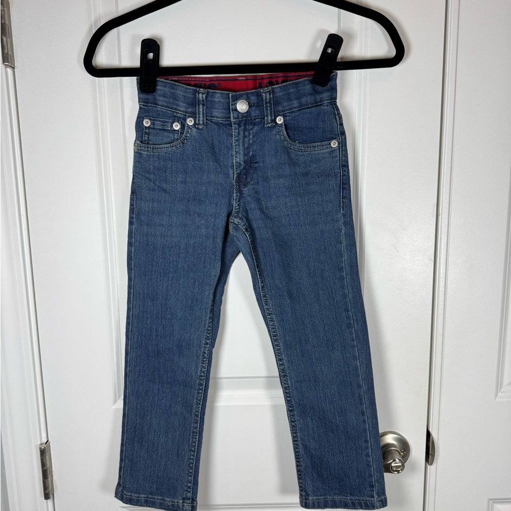 Levi’s 511 Slim Fit Boys Jeans Size 5 Medium Wash Stretch Denim School Casual